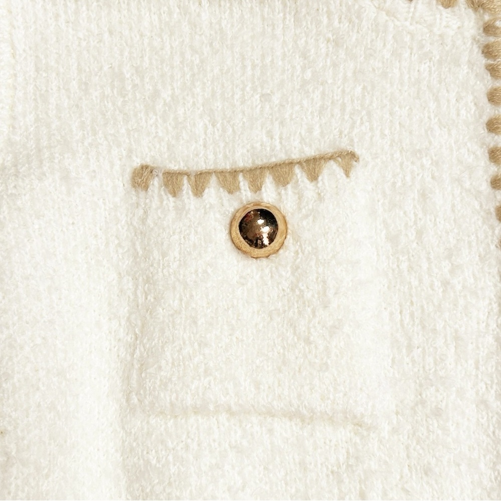 Sioni Lady Cardigan Ivory Size Large NWT - Picture 5 of 10